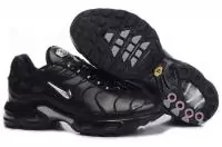 nike air tn requin chaussure broderie noir gris cuir